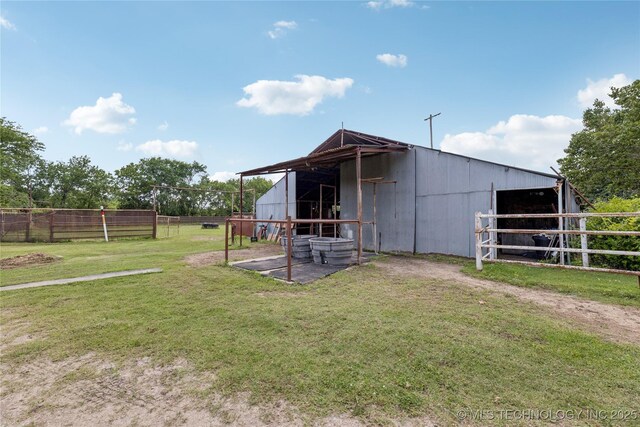 242 Weatherman St, Kellyville, OK 74039 - view of outbuilding with an exterior structure