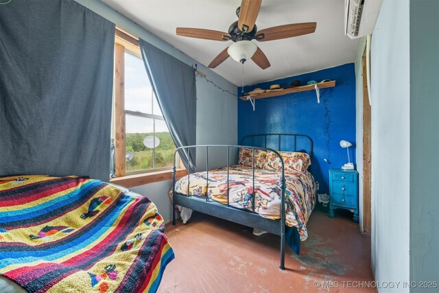 3819 129th Rd, Panola, OK 74559 - bedroom with ceiling fan