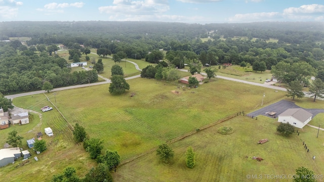 22112 W Coyote Trl Unit S, Sand Springs, OK 74063 - aerial view of property and surrounding area featuring rural landscape and agricultural land