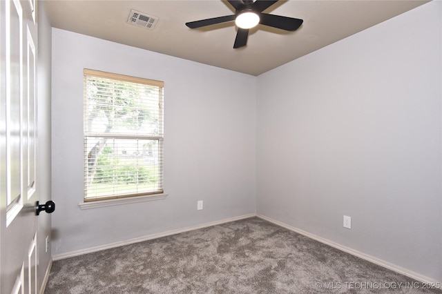 307 W K St, Jenks, OK 74037 - carpeted empty room with ceiling fan and baseboards