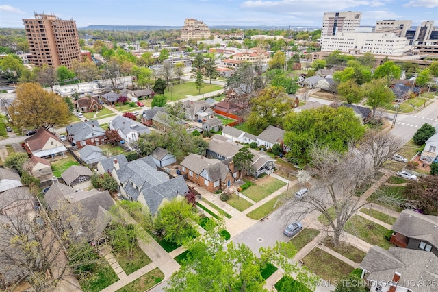 2124 E 19th St, Tulsa, OK 74104 - aerial view of property's location with nearby urban area