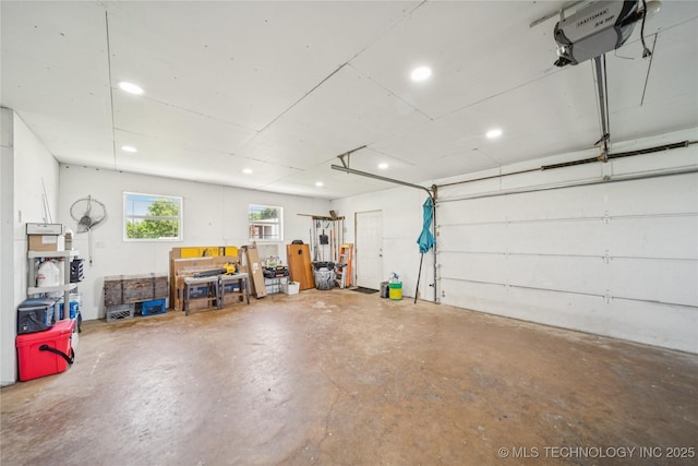 31102 S 4190th Rd, Inola, OK 74036 - garage featuring recessed lighting and a garage door opener