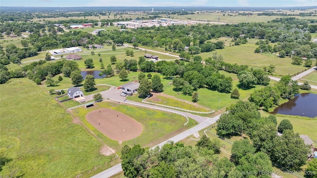 31102 S 4190th Rd, Inola, OK 74036 - bird's eye view of a large body of water and a tree filled landscape