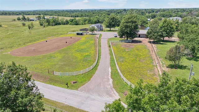 31102 S 4190th Rd, Inola, OK 74036 - overview of rural landscape