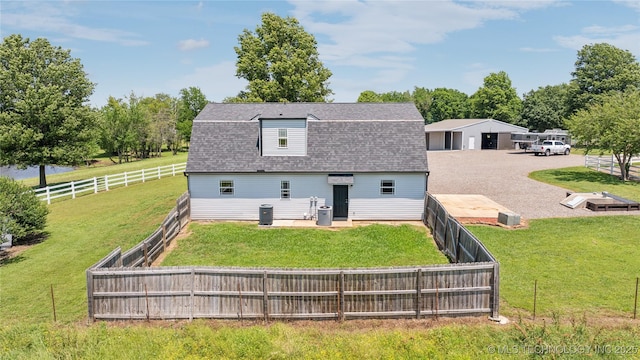31102 S 4190th Rd, Inola, OK 74036 - rear view of house with roof with shingles and a gambrel roof