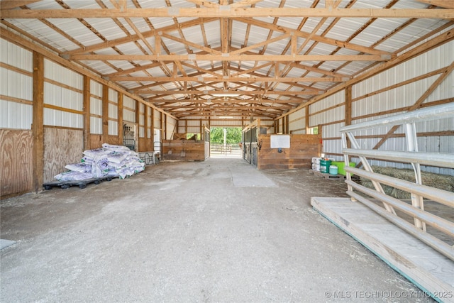 31102 S 4190th Rd, Inola, OK 74036 - garage with metal wall