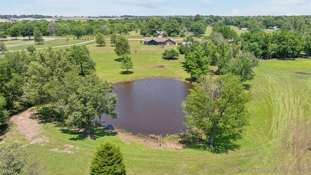 31102 S 4190th Rd, Inola, OK 74036 - drone / aerial view of a nearby body of water