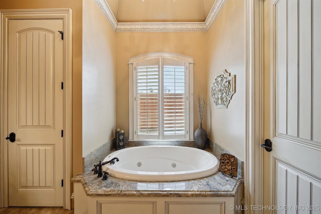5912 E 119th St, Tulsa, OK 74137 - bathroom with a whirlpool tub