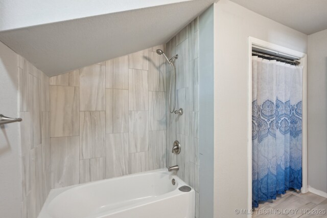 4126 E 36th Pl, Tulsa, OK 74135 - bathroom featuring shower / tub combo with curtain