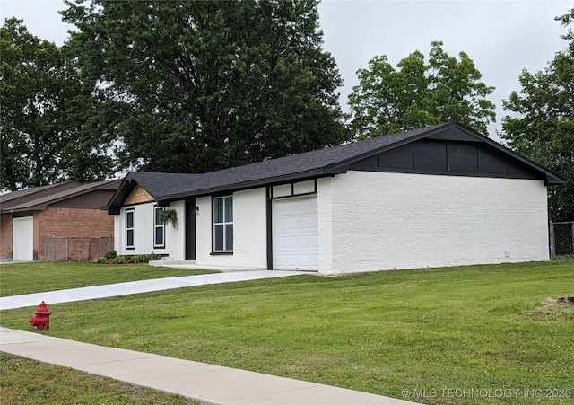 1400 NE 3rd St, Pryor, OK 74361 - view of front facade with an attached garage, brick siding, a shingled roof, and concrete driveway