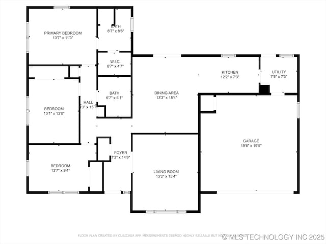 1921 S Santa Fe Pl, Bartlesville, OK 74003 - view of room layout