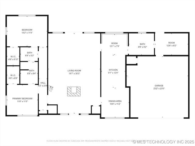 512 W 20th, Bartlesville, OK 74003 - floor plan / room layout