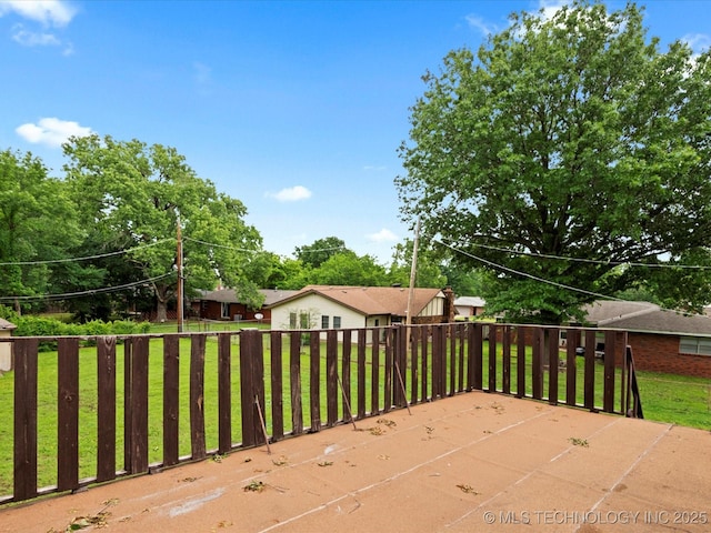 512 W 20th, Bartlesville, OK 74003 - wooden deck featuring a yard