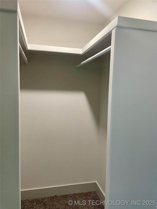 305 E Hickory Ave, Fort Gibson, OK 74434 - spacious closet with dark carpet