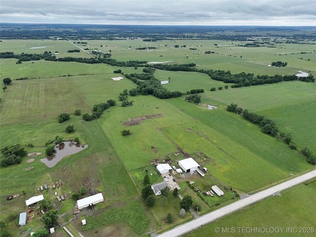 5401 N 435th Rd, Adair, OK 74330 - view of property location featuring rural landscape, a pastoral area, and a nearby body of water