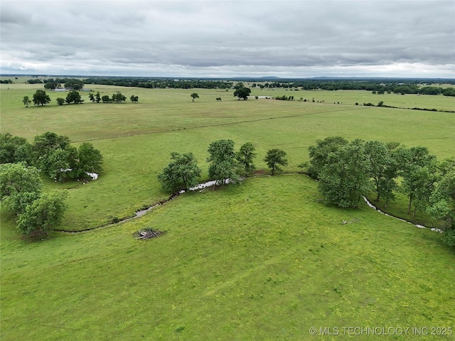5401 N 435th Rd, Adair, OK 74330 - aerial view of sparsely populated area