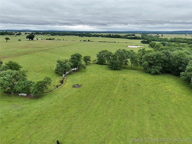 5401 N 435th Rd, Adair, OK 74330 - overview of rural landscape