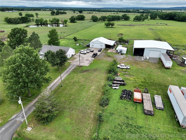 5401 N 435th Rd, Adair, OK 74330 - overview of rural landscape