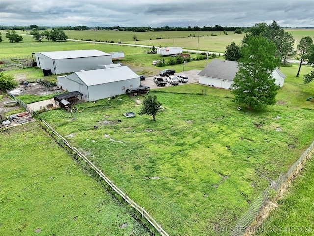 5401 N 435th Rd, Adair, OK 74330 - overview of rural landscape with a pastoral area