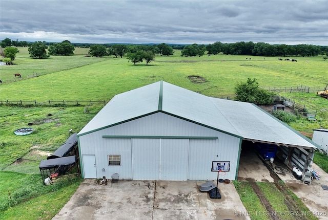 5401 N 435th Rd, Adair, OK 74330 - view of pole building featuring a rural view