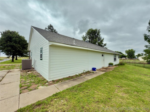 5401 N 435th Rd, Adair, OK 74330 - view of property exterior featuring central AC unit