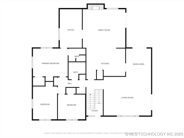 1800 SE Polaris Dr, Bartlesville, OK 74006 - view of floor plan / room layout