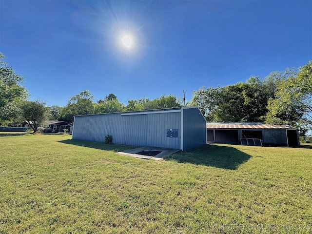 26037 S 520th Rd, Park Hill, OK 74451 - view of pole building with a lawn