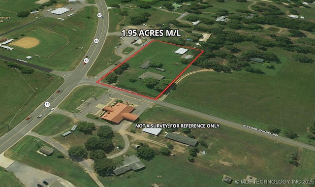 26037 S 520th Rd, Park Hill, OK 74451 - map / location featuring property boundaries highlighted