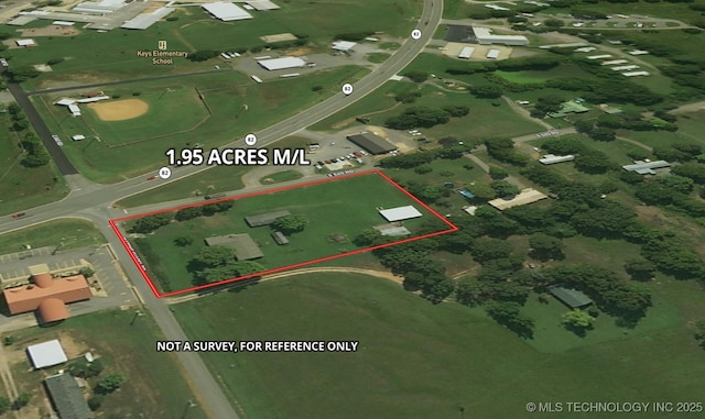 26037 S 520th Rd, Park Hill, OK 74451 - map / location with property boundaries highlighted
