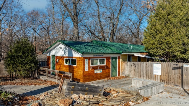 31401 S 620th Rd, Grove, OK 74344 - view of front of house featuring metal roof