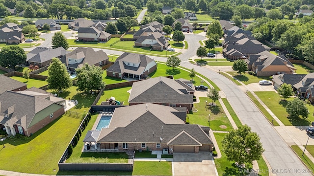 14201 E 101st St, Owasso, OK 74055 - aerial view of residential area