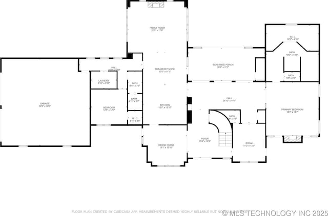 9914 S Garnett Rd, Broken Arrow, OK 74012 - floor plan / room layout