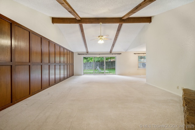 8216 S Oswego Ave, Tulsa, OK 74137 - spare room featuring carpet floors, ceiling fan, a textured ceiling, and baseboards