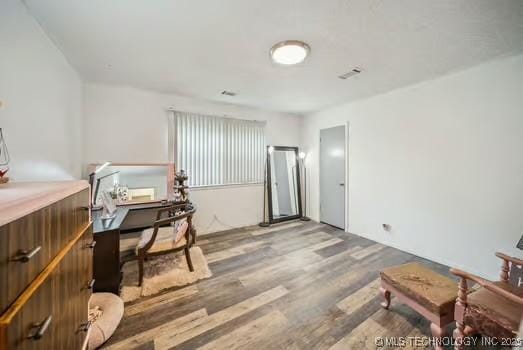 7450 N 117th E Ave, Owasso, OK 74055 - office area featuring wood finished floors