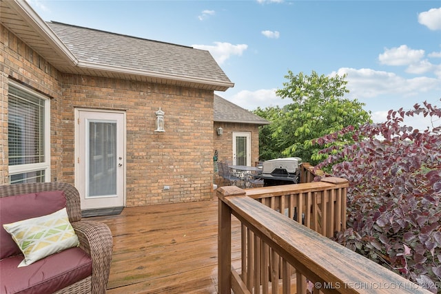 2508 S 14th St, Mcalester, OK 74501 - view of deck