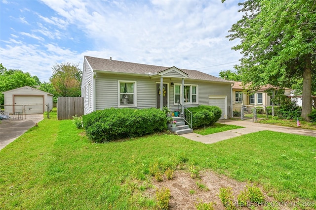 3508 E 30th St, Tulsa, OK 74114 - view of front facade with an attached garage, driveway, and roof with shingles