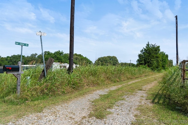 5164 Smiser Rd, Calera, OK 74730 - view of dirt / gravel road