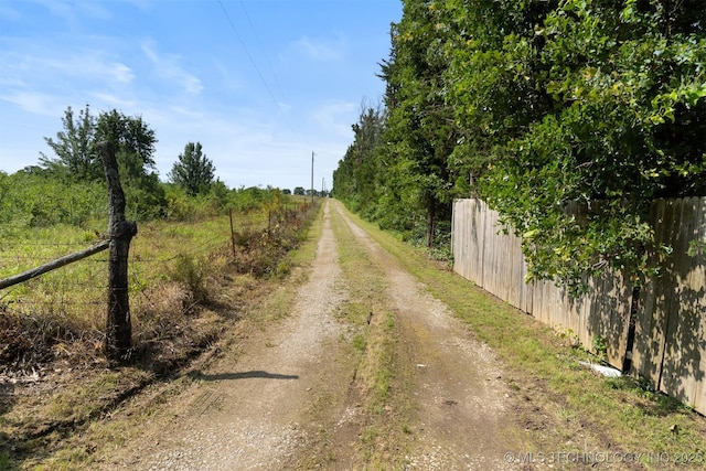 5164 Smiser Rd, Calera, OK 74730 - view of dirt / gravel road