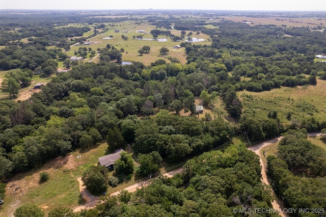 5164 Smiser Rd, Calera, OK 74730 - aerial view of a forest