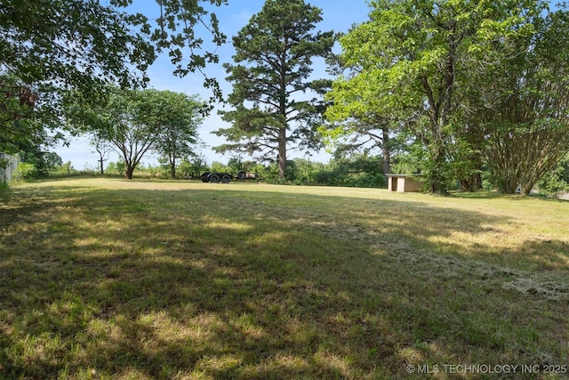 5164 Smiser Rd, Calera, OK 74730 - view of green lawn