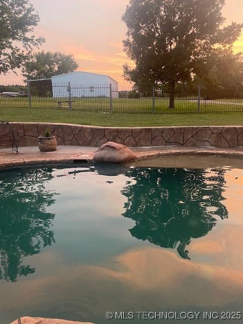 7023 Myall Rd, Lone Grove, OK 73443 - view of pool