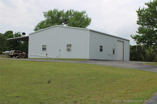 7023 Myall Rd, Lone Grove, OK 73443 - view of pole building featuring a yard