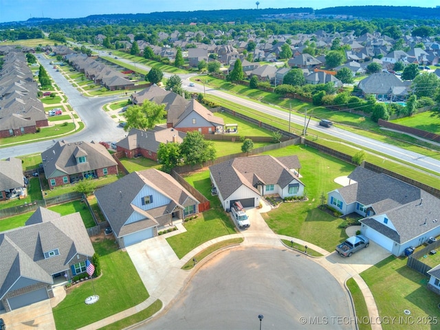 17710 E 45th Pl S, Tulsa, OK 74134 - aerial perspective of suburban area