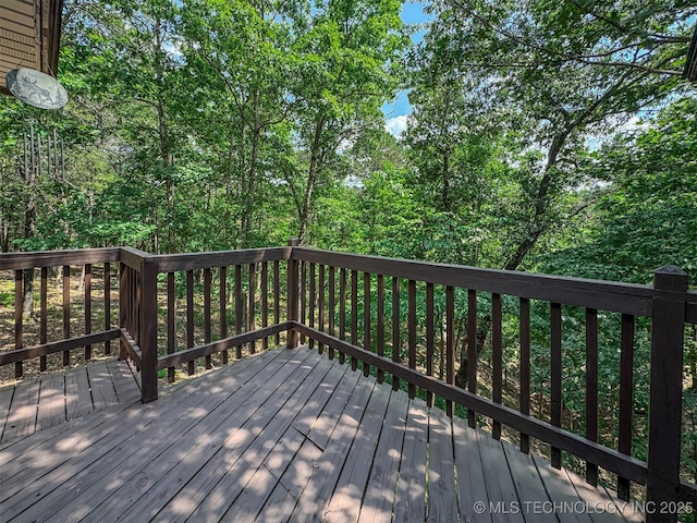 2064 Cave Creek Ct, Kansas, OK 74347 - view of wooden deck
