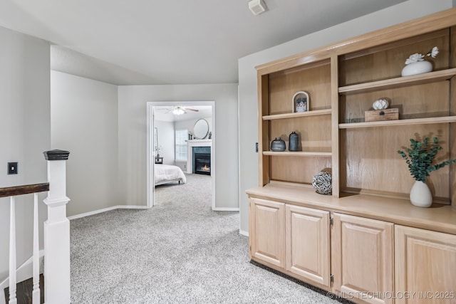 8602 S 91st E Ave, Tulsa, OK 74133 - hallway featuring light colored carpet and baseboards