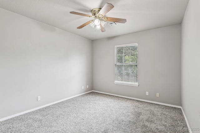 8602 S 91st E Ave, Tulsa, OK 74133 - empty room featuring carpet and ceiling fan