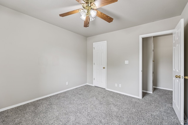 8602 S 91st E Ave, Tulsa, OK 74133 - unfurnished bedroom featuring carpet flooring and ceiling fan