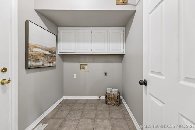 8602 S 91st E Ave, Tulsa, OK 74133 - laundry area featuring hookup for a gas dryer, cabinet space, washer hookup, and electric dryer hookup