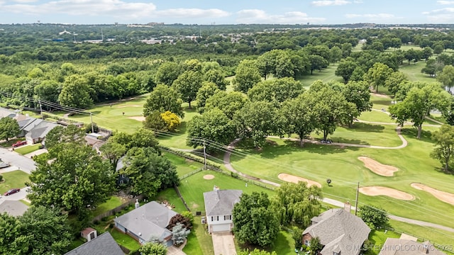 8602 S 91st E Ave, Tulsa, OK 74133 - aerial view of residential area featuring a local golf course