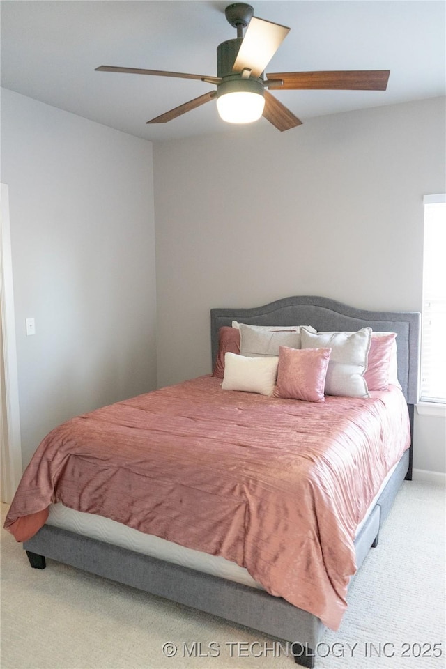 3816 E 117th Pl, Tulsa, OK 74137 - carpeted bedroom with a ceiling fan